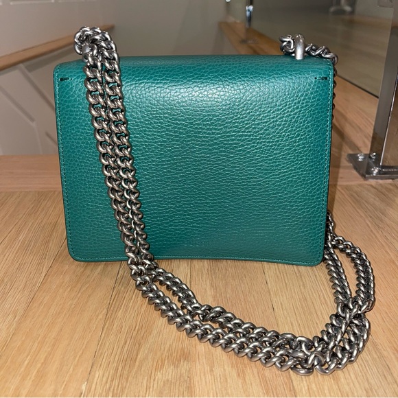 GUCCI Green Lambskin Mini Dionysus Shoulder Bag - Picture 5 of 9